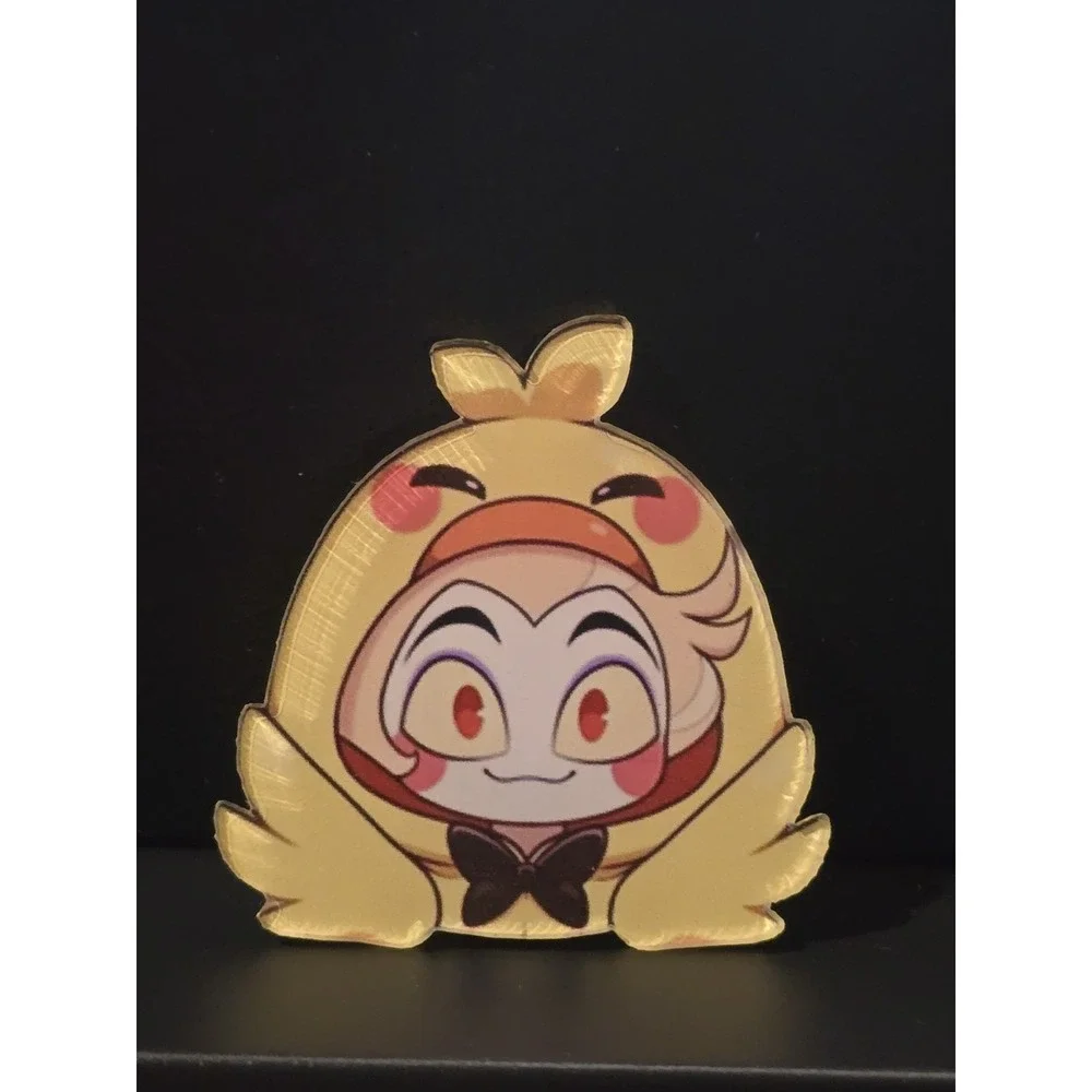 Hazbin Hotel Lucifer Phone Support Stand Phone Pop Holder Adhesive Grip